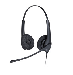 Micro-casque Jabra Biz 1500 Duo - Antibruit (1519-0154) (Connexion QD et non pas USB)