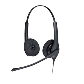 سماعة رأس بميكروفون Jabra Biz 1500 Duo - مانعة للضوضاء (1519-0154) (اتصال QD وليس USB)
