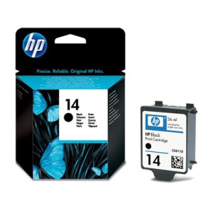 Cartouche d'encre noire HP 14 (C5011DE)