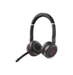 Micro-casque Jabra Evolve 75 Stéréo MS avec Link 370 (7599-832-109)