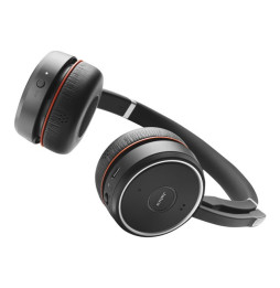 Micro-casque Jabra Evolve 75 Stéréo MS avec Link 370 (7599-832-109)