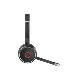 Micro-casque Jabra Evolve 75 Stéréo MS avec Link 370 (7599-832-109)