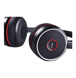 Micro-casque Jabra Evolve 75 Stéréo MS avec Link 370 (7599-832-109)