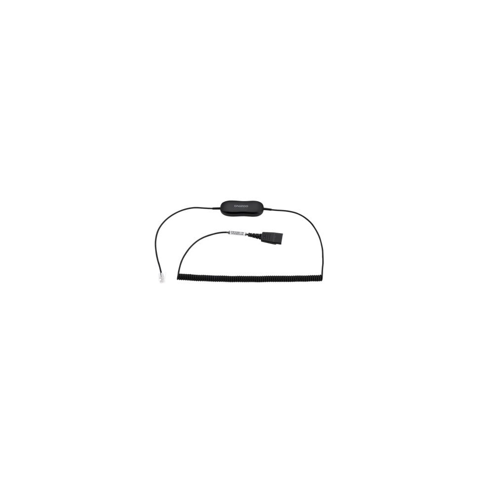 Câble Jabra GN1218 AC Atténuation Enroulé 2m (88011-102)