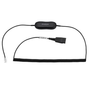 Câble Jabra GN1218 AC Atténuation Enroulé 2m (88011-102)