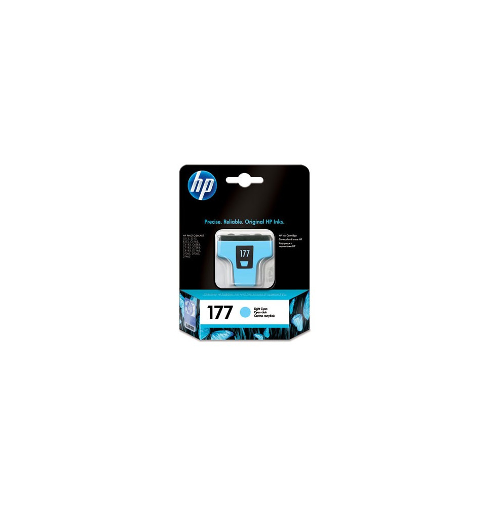 HP - Cartouche d'encre Cyan clair n° 177 - C8774HE