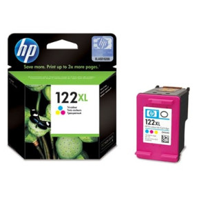 HP 122XL trois couleurs - Cartouche d'encre grande capacité HP d'origine (CH564HE)