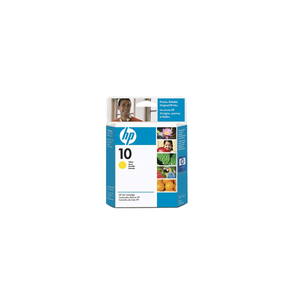 Cartouche d'encre jaune HP 10 (C4842A)