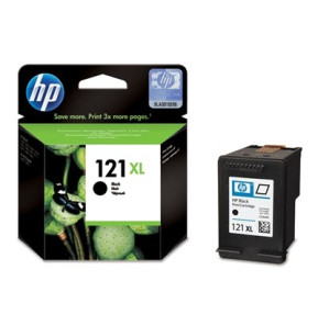 HP 121XL Noir - Cartouche d'encre grande capacité HP d'origine (CC641HE)