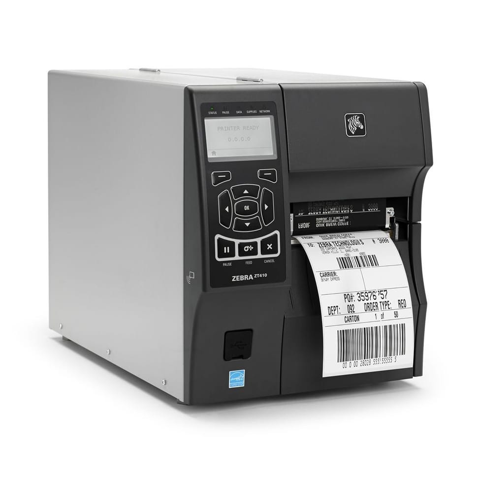 Imprimante étiquette de bureau Zebra ZT410 - 203 dpi (Transfert thermique) — image 6