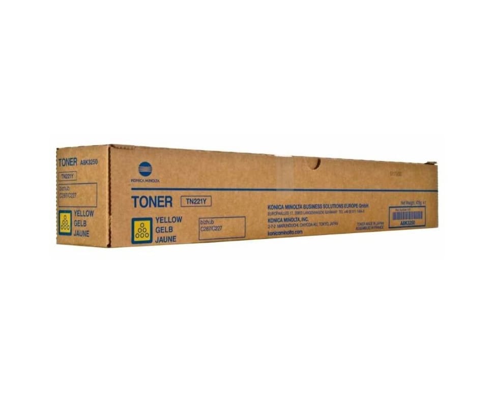 Cartouche de Toner Konica Minolta A8K32D0 - Jaune (TN-221Y) — image 3