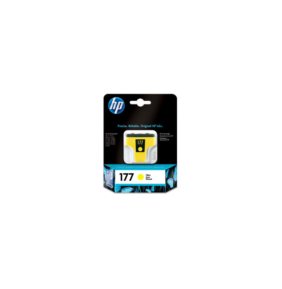 HP - Cartouche d'encre Jaune n° 177 - C8773HE