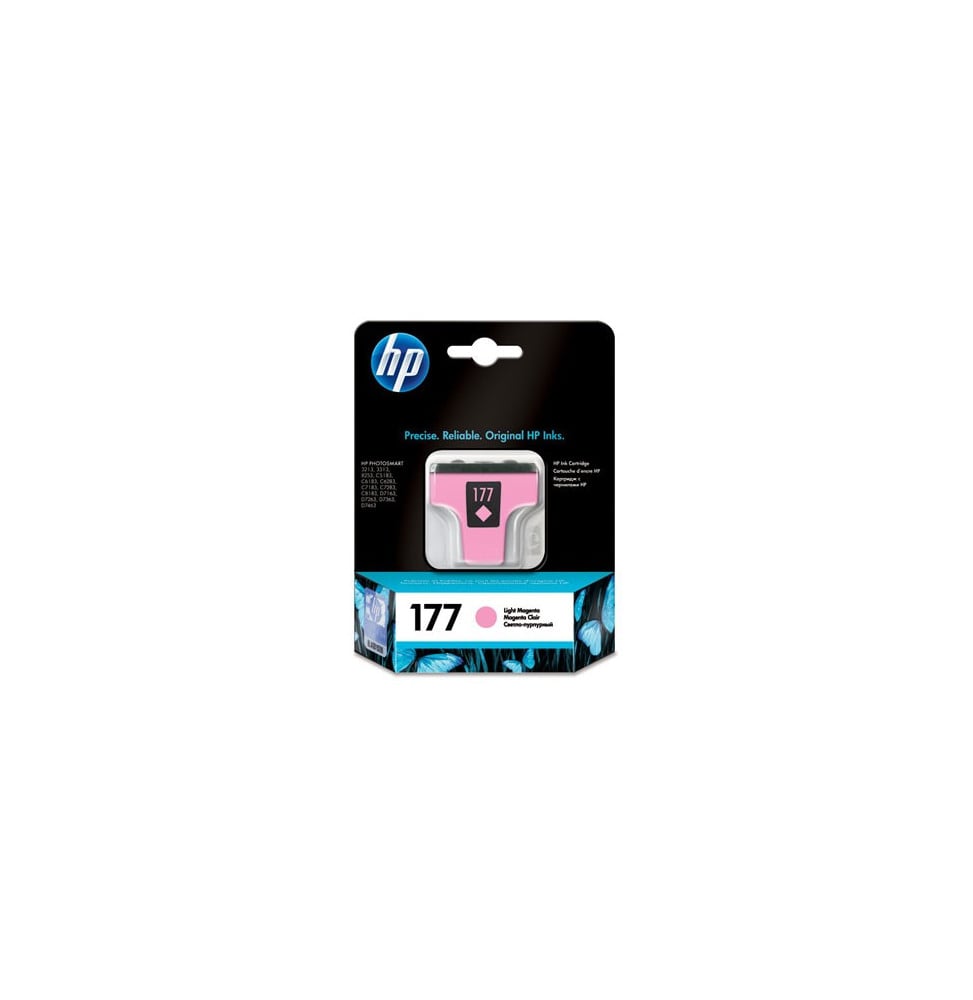 HP - Cartouche d'encre Magenta Clair n° 177 - C8775HE