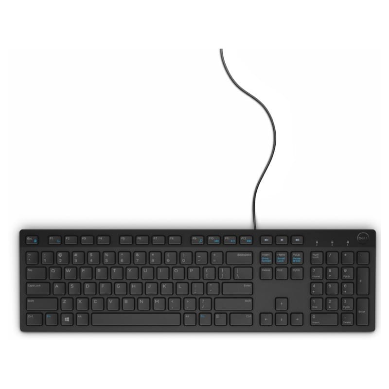لوحة مفاتيح Dell KB216 USB سوداء - فرنسية (AZERTY) (580-ADGU) — صورة 2