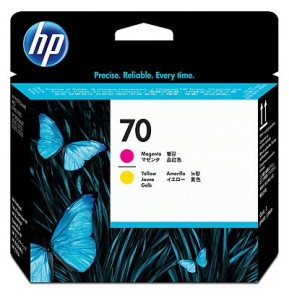 Tête d'impression magenta et jaune HP 70 (C9406A)