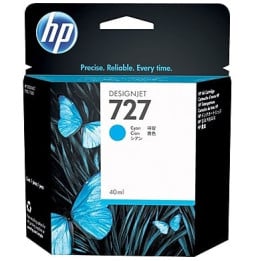 HP 727 Cyan - Cartouche d'encre HP d'origine (F9J76A)