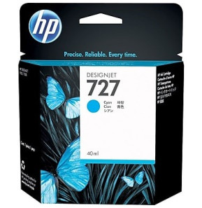 HP 727 Cyan - Cartouche d'encre HP d'origine (F9J76A)