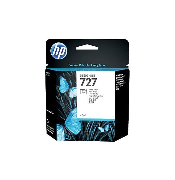 HP 727 Noir Photo - Cartouche d'encre HP d'origine (F9J79A)