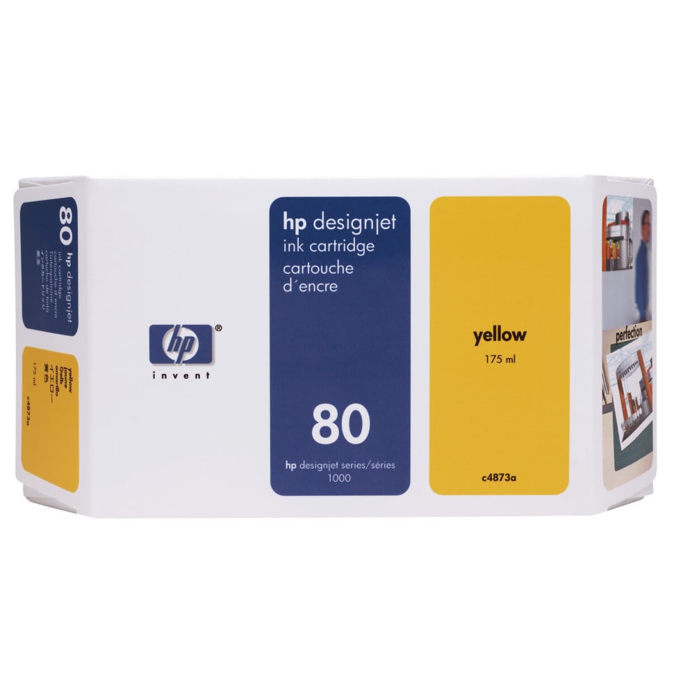 Cartouche d'encre originale HP 4871 B 001 Jaune main image 0