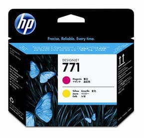 Tête d'impression magenta/jaune HP 771 Designjet (CE018A)