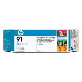 HP 91 Cyan Clair - Cartouche d'encre HP d'origine (C9470A)