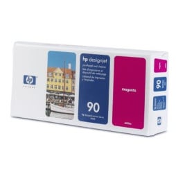 Tête d’impression et dispositif de nettoyage magenta HP 90 (C5056A)