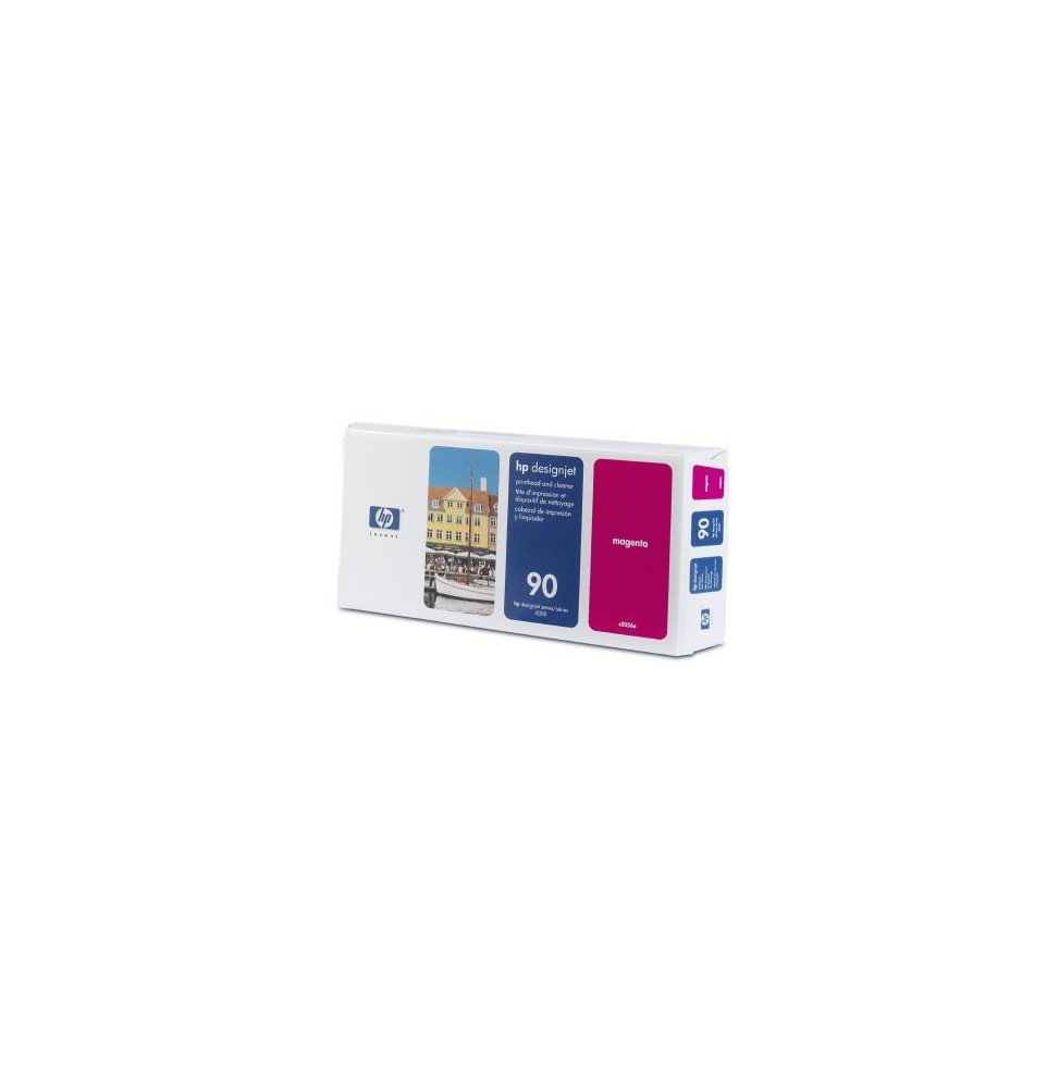 Tête d’impression et dispositif de nettoyage magenta HP 90 (C5056A)
