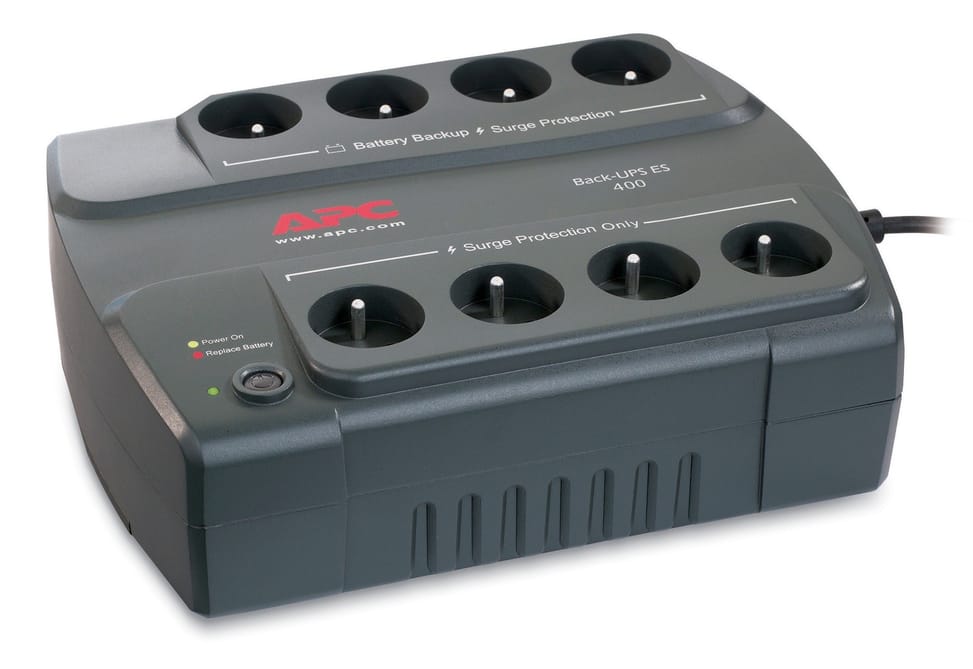 جهاز UPS Off-Line APC Back-UPS BE400-FR - 240 W / 400 VA - 8 مقابس FR — صورة 1