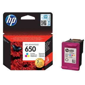 HP 650 Tri-colour - Original HP Ink Cartridge (CZ102AE)
