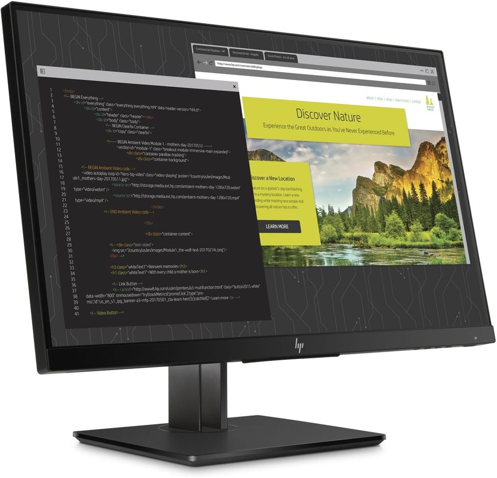 Écran 23,8" Full HD HP Z24nf G2 (1JS07A4)