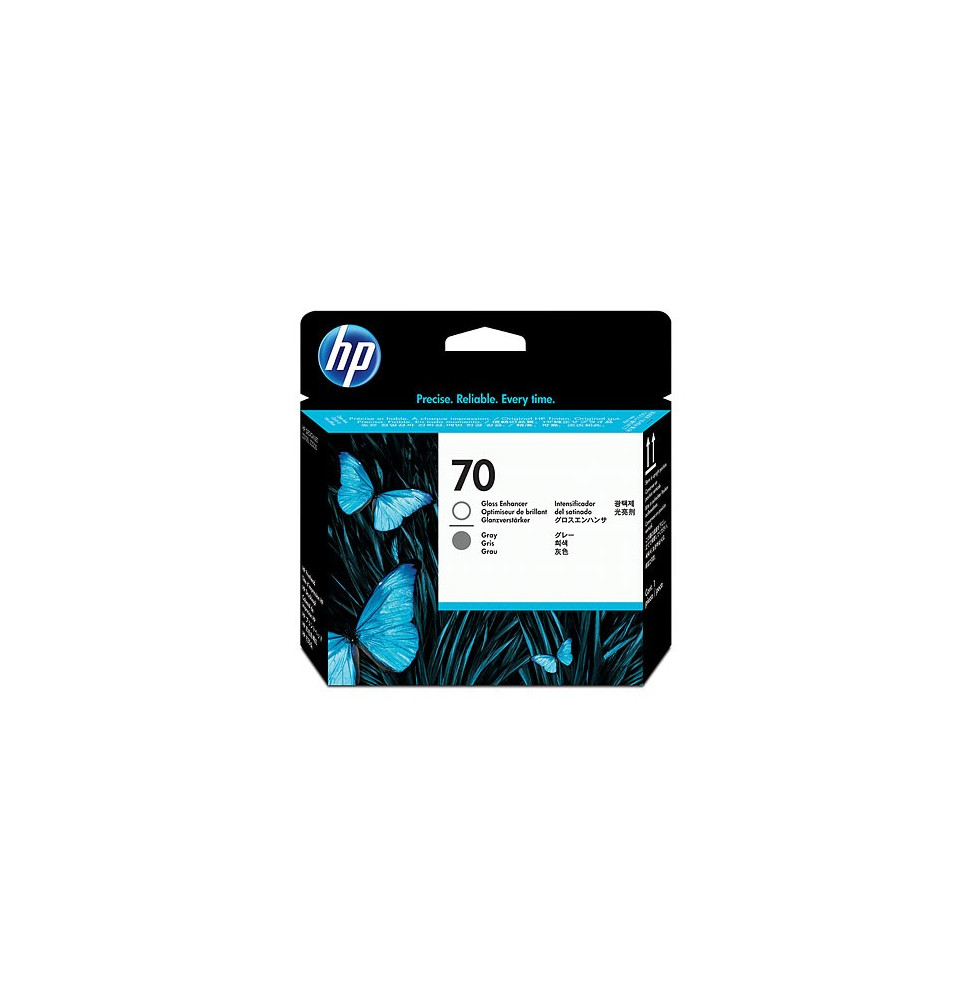 Tête d'impression grise et optimiseur de brillance HP 70 (C9410A)