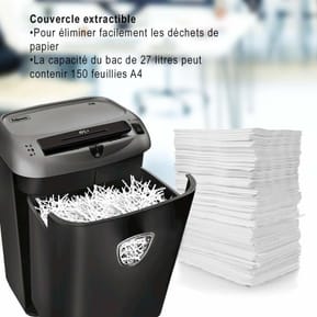 Destructeur Fellowes Powershred® 70S — Sécurité P-2 · 27 L · 14 feuilles/passage — image 3