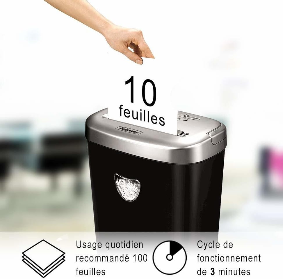 Fellowes Powershred® 53C Cross-Cut Shredder (4653101) — image 3