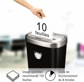 Déchiqueteuse Fellowes Powershred® 53C à Coupe Croisée (4653101) — image 3