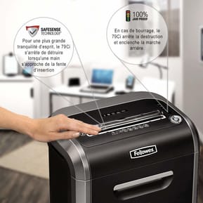 Destructeur Fellowes Powershred® 79Ci — Sécurité P-4 · 23 L · 16 feuilles/passage — image 5