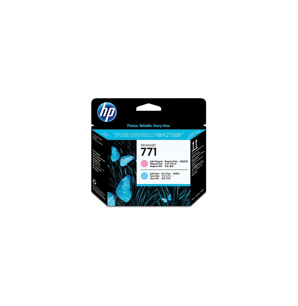 Tête d'impression magenta clair et cyan clair HP 771 Designjet (CE019A)