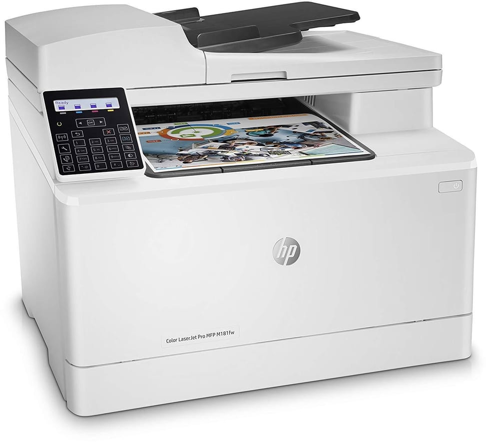 Imprimante Multifonction Laser HP Color LaserJet Pro MFP M181fw (T6B71A)