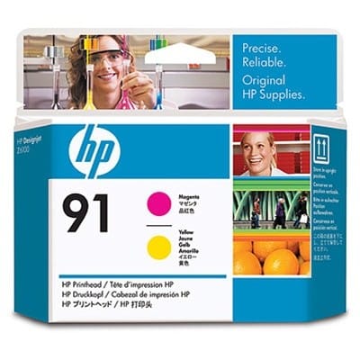 رأس طباعة أرجواني وأصفر HP 91 (C9461A) — صورة 1