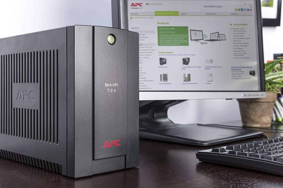 Onduleur Line interactive APC BACK-UPS 700VA, 230V, AVR, prises françaises (BX700U-FR)