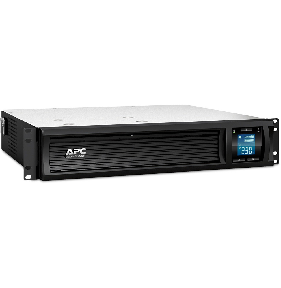 Onduleur Line interactive APC Smart-UPS C 1000VA 2U Rack mountable LCD 230V