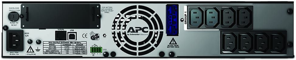 جهاز UPS تفاعلي خطي (Line-interactive) APC Smart-UPS X SMX750I - 600 W / 750 VA - 8 مقابس C13 - راك/برج — صورة 3