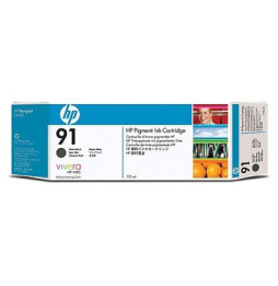 HP 91 Noir Mat - Cartouche d'encre HP d'origine (C9464A)