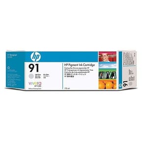 HP 91 Gris Clair - Cartouche d'encre HP d'origine (C9466A)