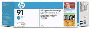 HP 91 Cyan - Cartouche d'encre HP d'origine (C9467A)