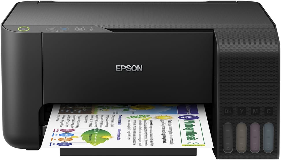 طابعة متعددة الوظائف بخزانات حبر قابلة لإعادة التعبئة Epson EcoTank L3110 (C11CG87403) — صورة 1