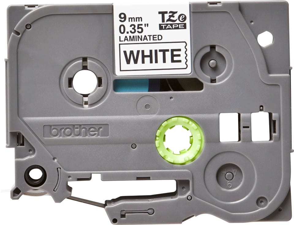 Brother TZe-221 Tape Cassette - Black on white, 9 mm wide / 8 m long — image 2