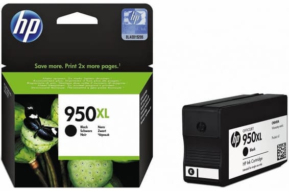 HP 950XL Black - Original HP High-Yield Ink Cartridge (CN045AE)