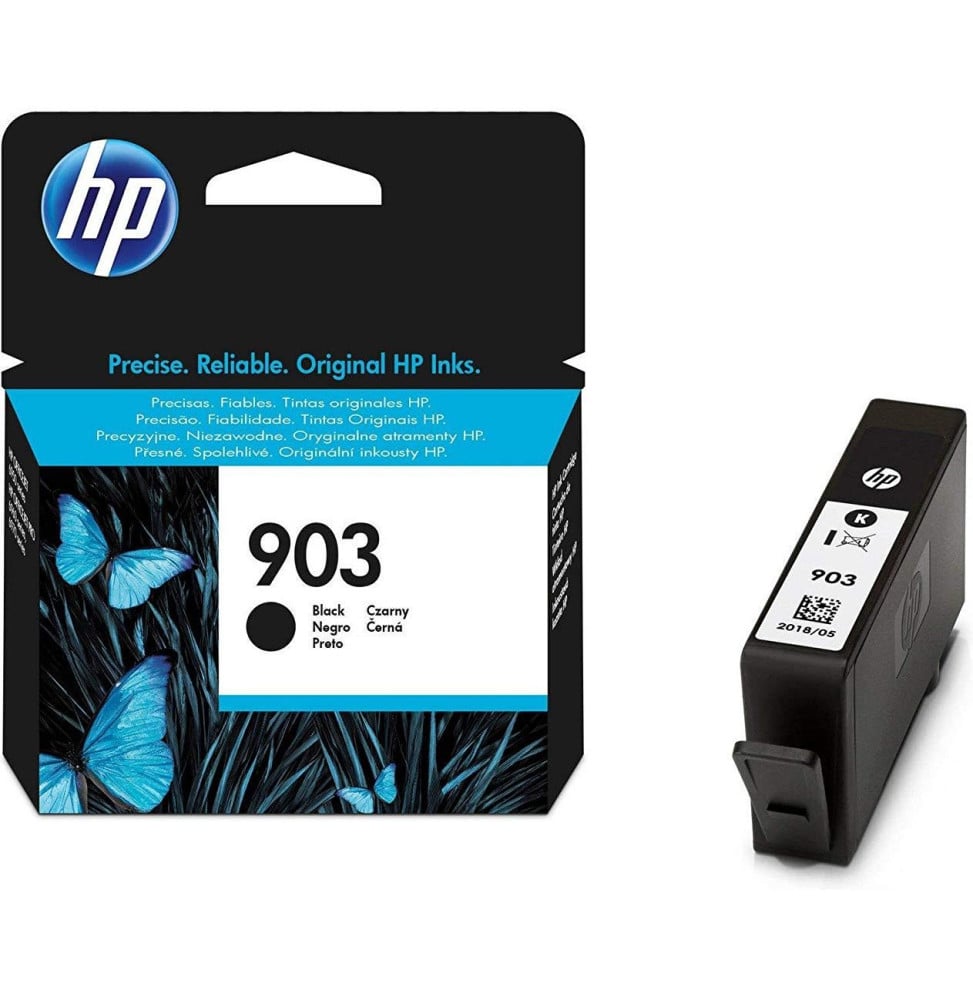 Hp 903 pack de 4 cartouches d'encre authentiques, noir/cyan