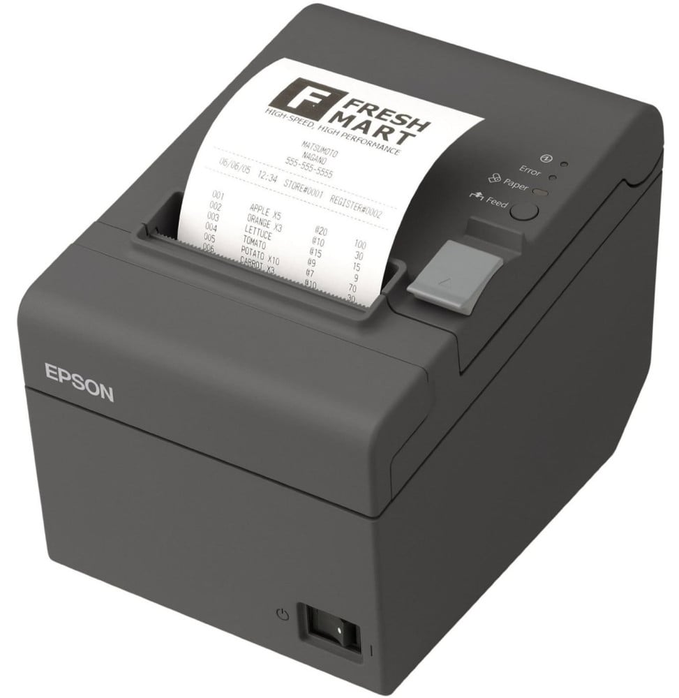 Imprimante thermique de tickets PDV Epson TM-T20II (007) USB et Ethernet, PS, EDG, EU (C31CD52007)