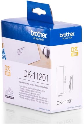 Étiquettes Brother d'adressage standard 29x90 mm (400 étiquettes par rouleau) (DK11201) — image 3